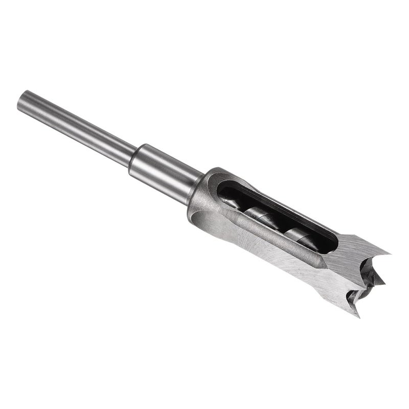 WorkBless 1" Woodworking Mortise Bit, Square Hole Drill Bit, High-Carbon Steel Hollow Chisel Mortise Power Tool for Woodworking - Image 1